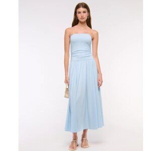 NWT Abercrombie & Fitch Knit Tube Drop-Waist Maxi Dress Size M